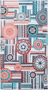 Tapis de salon PORTO 200 x 290 cm - Multicolore