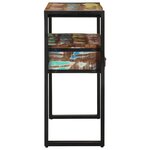 Tables d'appoint vidaXL Multicolores 90x33x75 cm en bois de récupération et métal
