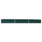 vidaXL Lit surélevé de jardin Acier galvanisé 480x80x45 cm Vert