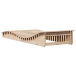 vidaXL Chaise longue 205x80x31 5 cm bois massif de pin