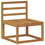 vidaXL Ensemble de canapés d'extérieur 5 pc Naturel