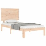 vidaXL Cadre de lit sans matelas 100x200 cm bois massif de pin