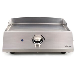 Plancha électrique inox 2800W - Plaque amovible en inox - Thermostat ajustable