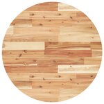 vidaXL Dessus de table rond Ø70x2 cm bois massif d'acacia