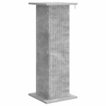 vidaXL Support de Plante 2 pc Gris béton 30 5 x 30 x 80 5 cm