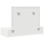 vidaXL Table de Toilette Blanc 100 x 40 x 70 cm Bois d'ingénierie