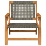 vidaXL Mobilier de jardin 2 Pièces Gris 67 x 78 x 73 cm