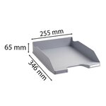 Corbeille À Courrier Combo Midi Office - Granit - X 6 - Exacompta