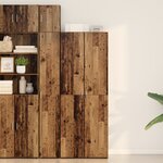 vidaXL Buffet Bois Ancien 70x42.5x185 cm Bois d'ingénierie