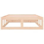 vidaXL Cadre de lit sans matelas 90x200 cm bois massif