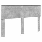 vidaXL Cadre de lit Béton 140 x 200 cm Bois d'ingénierie