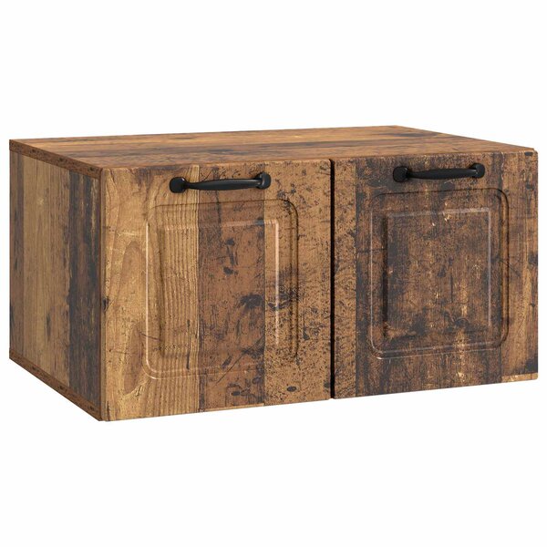 vidaXL Meuble TV mural Bois ancien 59 5 x 41 x 30 cm Bois d'ingénierie