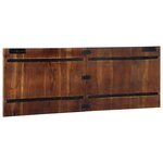 vidaXL Tête de lit multicolore 140 cm bois massif récupération