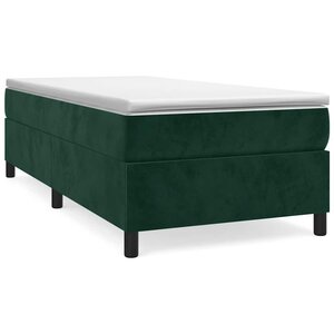 vidaXL Cadre de lit vert foncé 80x200 cm velours