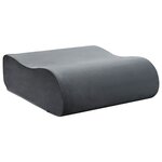 vidaXL Coussin d’assise Uni Gris 40 x 40 x 13 cm