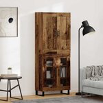 vidaXL Haut Armoire Bois ancien 69 5 x 34 x 180 cm Bois d'ingénierie