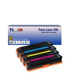 T3AZUR - 4x Toners compatibles avec HP Color LaserJet Pro M255dw  M255nw avec puce