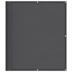 vidaXL Écran de balcon anthracite 120x1000 cm 100  polyester oxford
