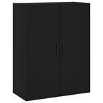 vidaXL Armoire murale noir 69 5x34x90 cm