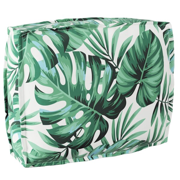 vidaXL Coussin de Palette pour Dossier Motif Feuille 50x40x12 cm Tissu Oxford