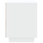 vidaXL Tables de chevet 2 Pièces blanc 44x35x45 cm bois d'ingénierie