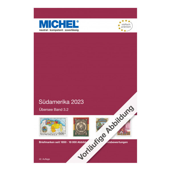 Catalogue de cotation Michel  timbres d'Amérique du Sud 2023.