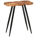 vidaXL Table de bar en rondins 90x54x105 cm bois d'acacia solide