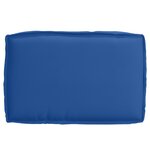 vidaXL Coussin pour assise de palette Bleu royal 60 x 40 x 8 cm