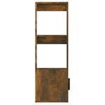 vidaXL Buffet Chêne fumé 80x30x90 cm Bois d'ingénierie