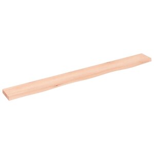 vidaXL Étagère murale 100x10x2 cm bois de chêne massif non traité