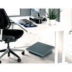 Q-connect repose-pieds - Nétallique ajustable - 41.5x32.6x10.3cm - Noir