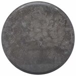 vidaXL Dessus de table Noir Ø40x2 5 cm Marbre