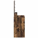 vidaXL Coiffeuse Chêne fumé 50 x 41 x 135 cm Bois d'ingénierie