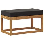 vidaXL Banc de Jardin Bois d'Acacia Massif Naturel