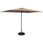 vidaXL Parasol de jardin avec base 200 x 300 cm Polyester