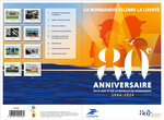 Collector 8 timbres - 80ème anniversaire du D-Day et de la bataille de Normandie - Lettre verte