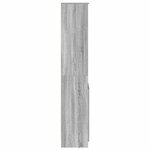 vidaXL Buffet haut sonoma gris 50x35x180 cm bois d'ingénierie