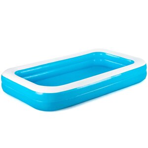 Bestway piscine rectangulaire 305x183x46 cm bleu