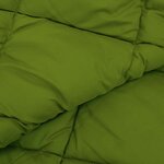 vidaXL Duvet d'été simple Vert 220 x 240 cm Microfibre