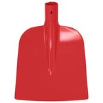 vidaXL Tête de pelle Rouge 32 x 24 5 cm Acier enduit de poudre