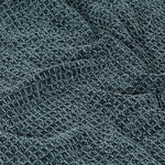 vidaXL Couverture en coton 160 x 210 cm Bleu indigo