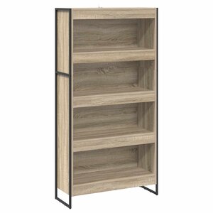 vidaXL Bibliothèque 2 Pièces Sonoma 80 x 30 x 155 cm Bois d'ingénierie