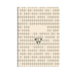 Carnet piqûre textile 14,8x21cm 64pages 5x5 CLAIREFONTAINE
