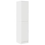 vidaXL Bureau avec rangement 2 Pièces Blanc 78.5 x 37 x 154.5 cm