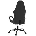 vidaXL Chaise de jeu Noir Similicuir