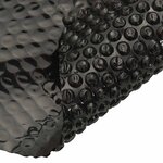 vidaXL Couverture de piscine Noir 381 cm PE
