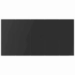 vidaXL Ensemble de salle à manger pour jardin 7 Pièces Noir polyrotin