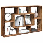 vidaXL Étagère murale vieux bois 85x16x52 5 cm bois d'ingénierie
