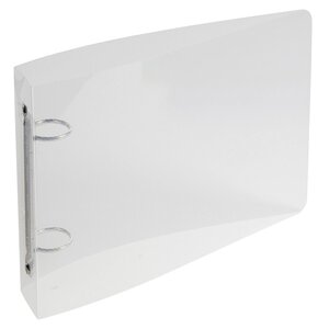 Classeur Pour Fiches Bristol 125x200 2 Anneaux 25mm Polypropylène Crystal Colours - Cristal - X 10 - Exacompta