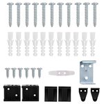 vidaXL Store Vénitien Réglable Noir 213 x 110 cm PVC